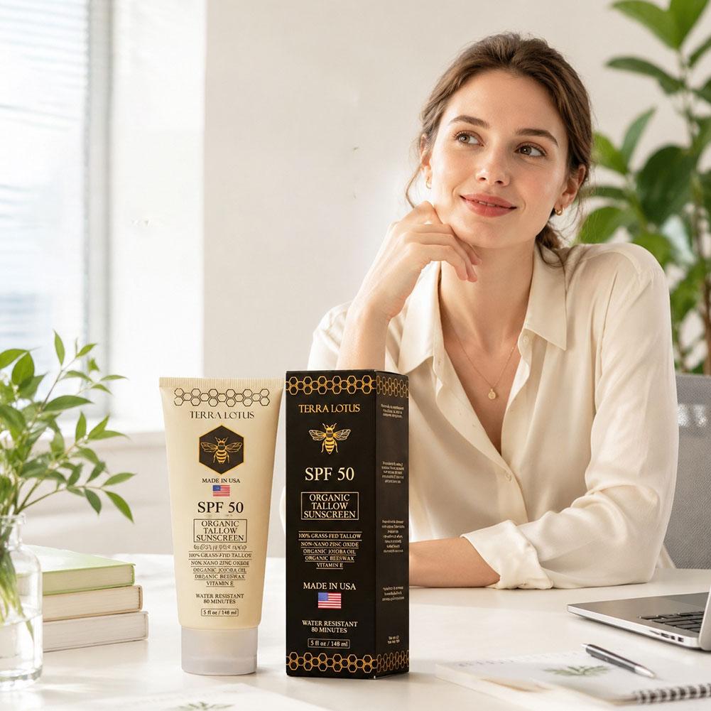 واقي شمس تيرا لوتس SPF50 عضوي  - مراجعة Physical Sunscreen Mineral وسعره